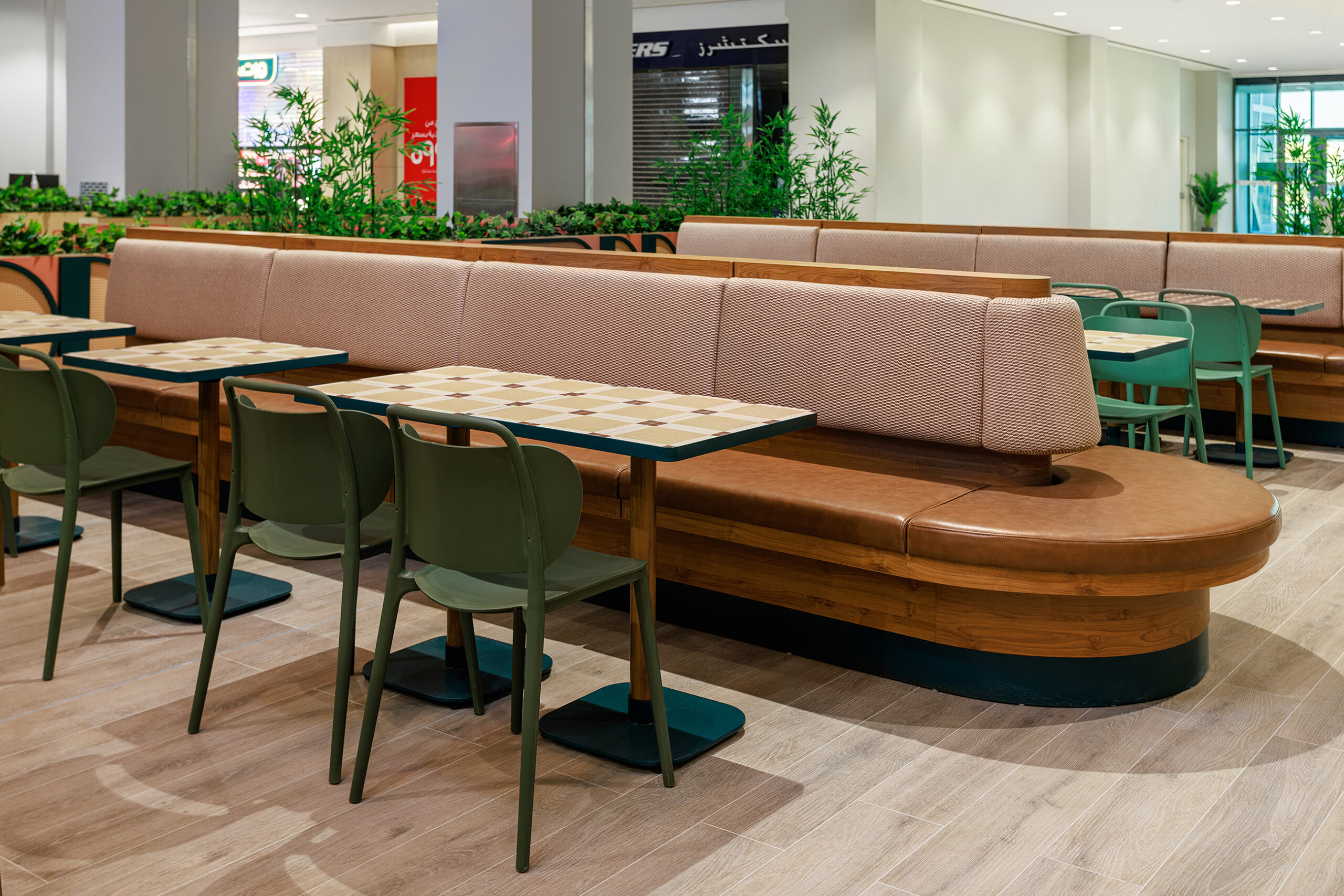restaurant interior retouching for hospitality and architectural photography