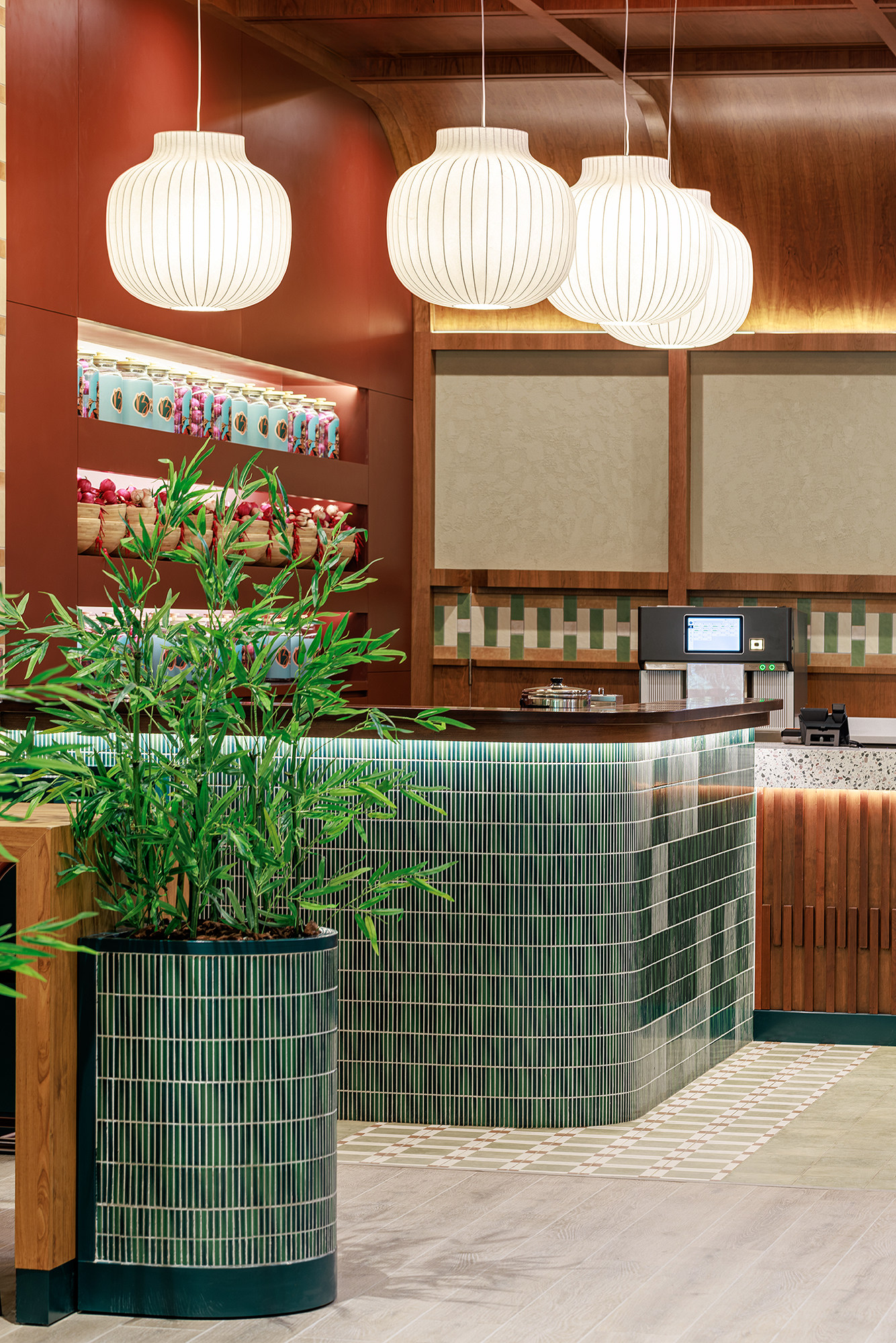 restaurant interior retouching for hospitality and architectural photography