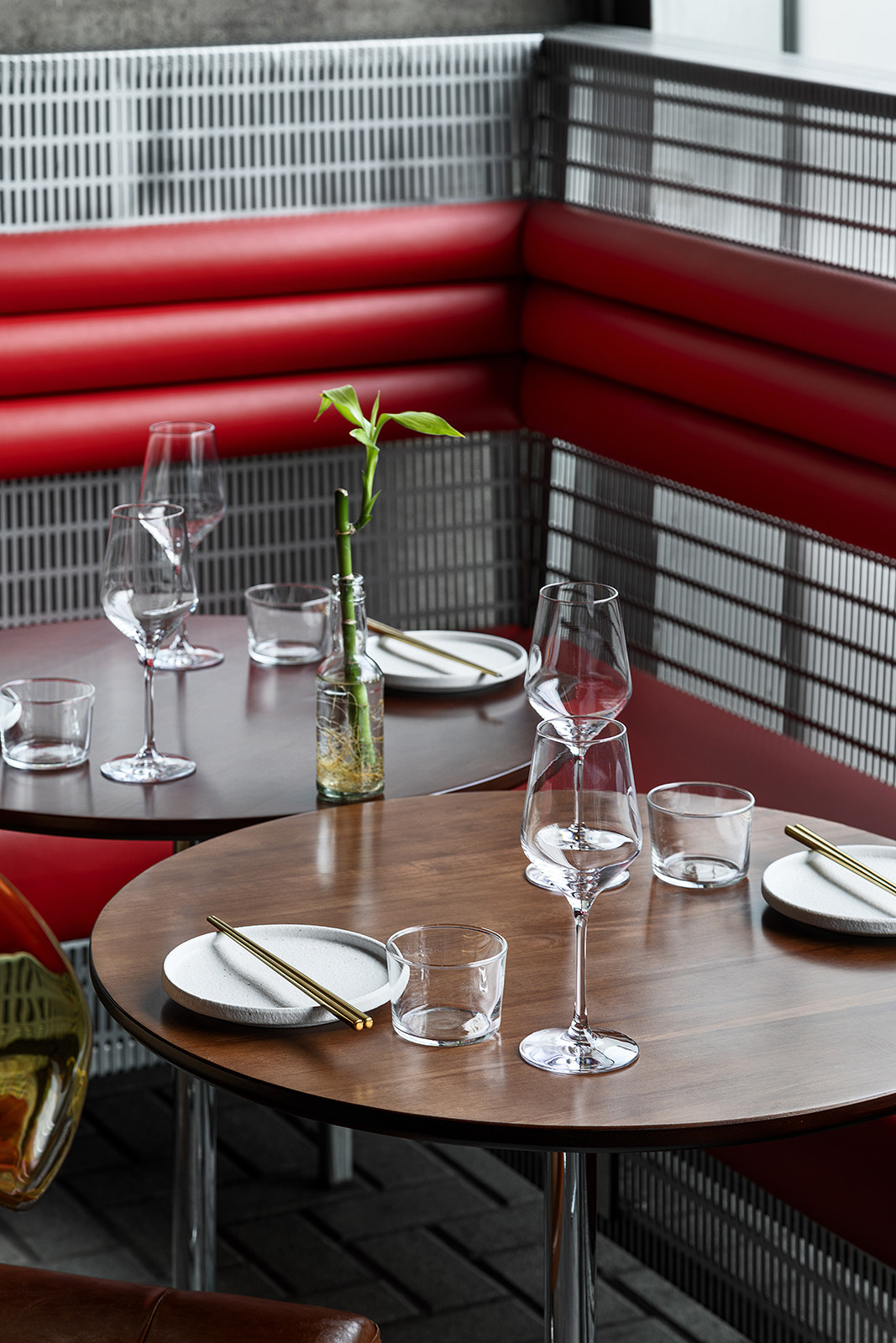 Bar interior retouching for hospitality photography